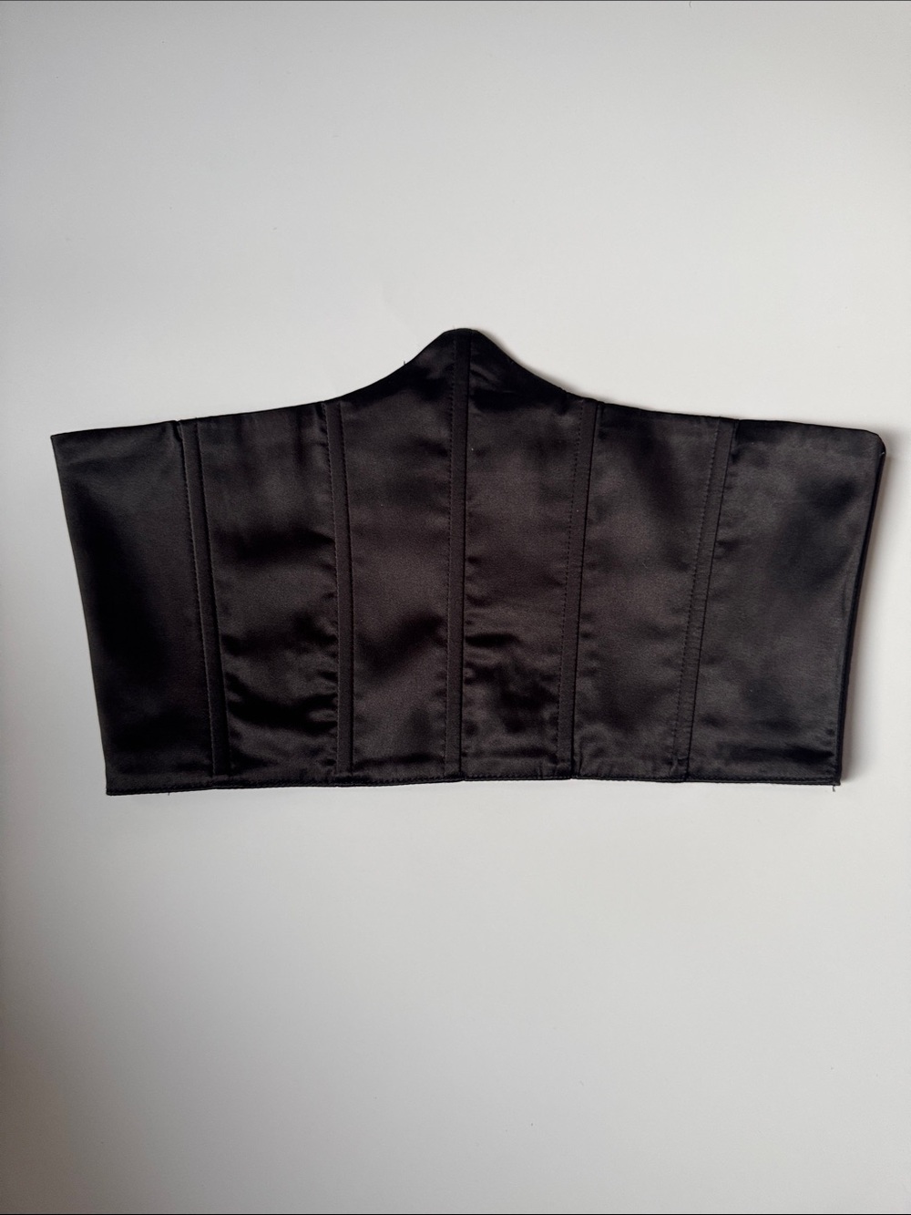 Heiress Beverly Hills Black Satin Structured Corset